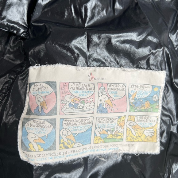 Moncler Black Knee Length Puffer Coat Goose Down Puffer Jacket Long Full Length - Picture 11 of 17